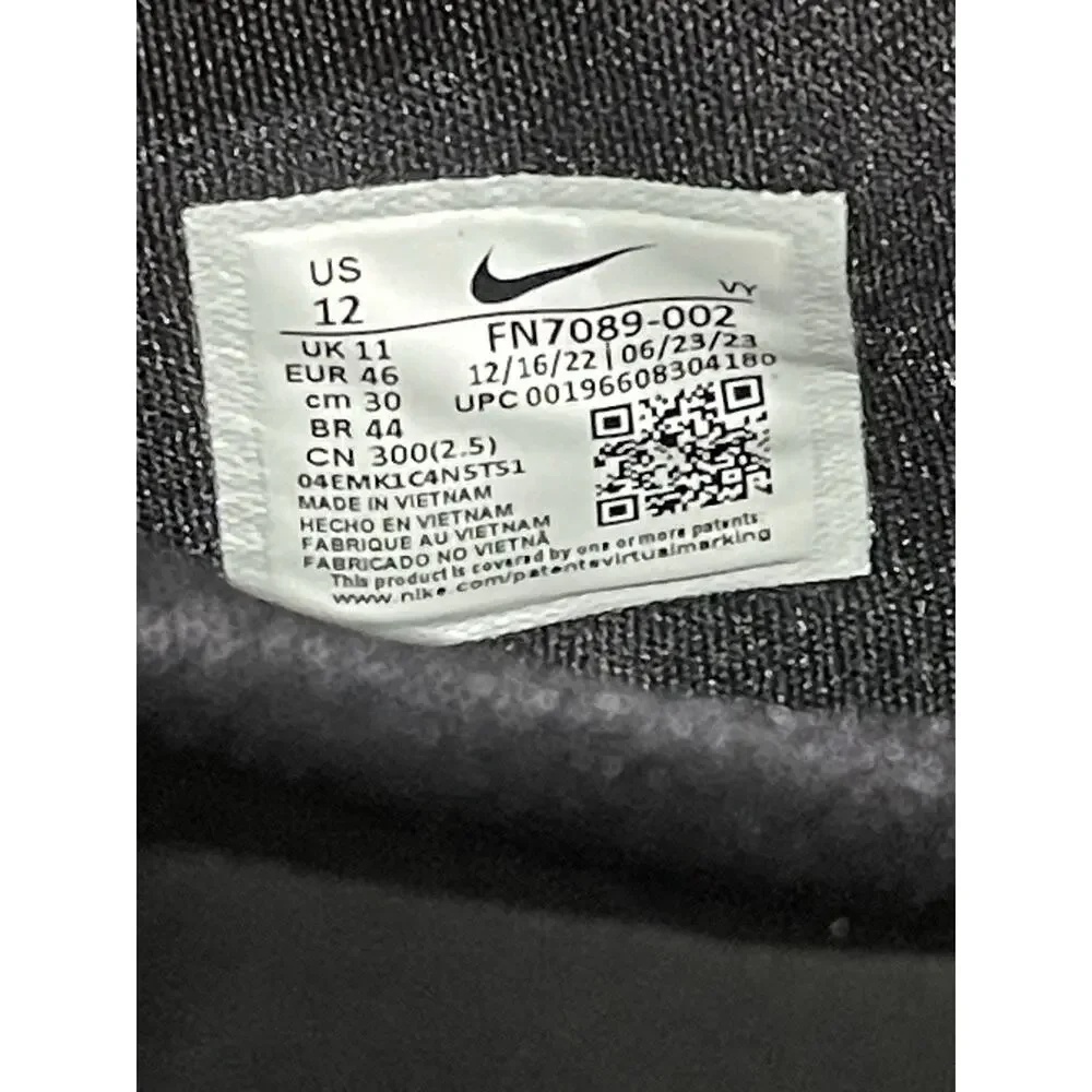 New Men’s 12 Nike Zoom Freak 5 TB Promo Basketball Triple Black FN7089-002